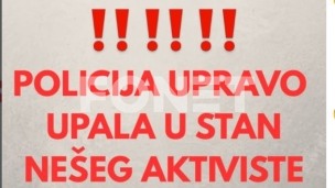 Privođenje aktiviste